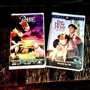 "Babe" and "Far From Home" (set of 2 Video Tapes) - Like New